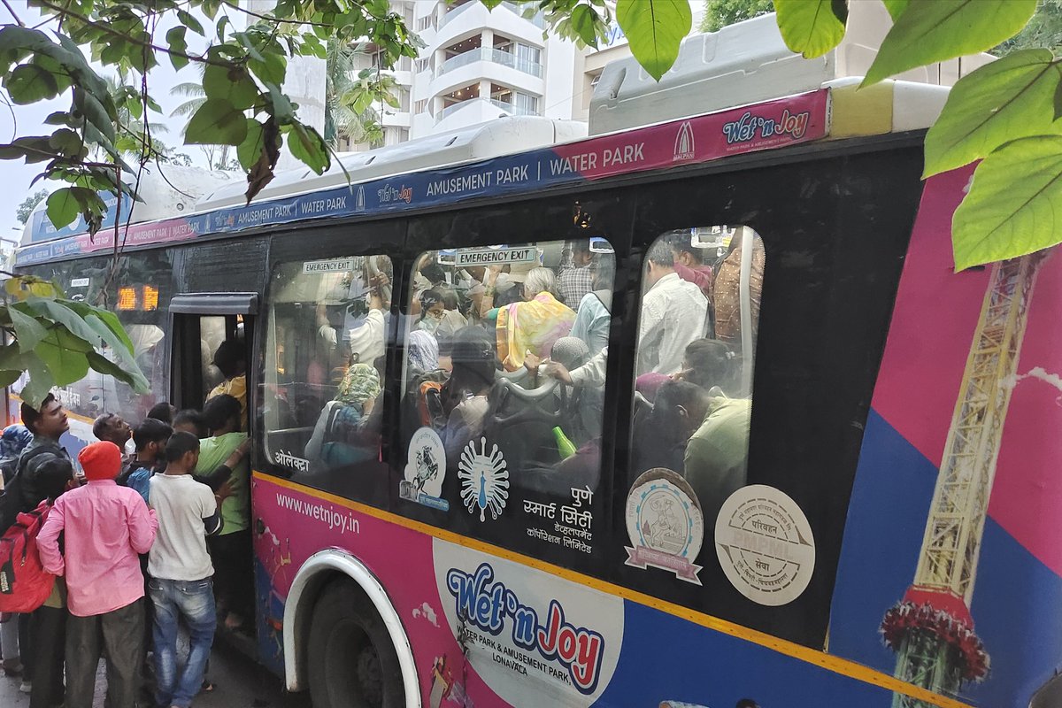 BJP4PuneFreeBus's tweet photo. @Aditi_Shekar @SMPadhye1985 @sushmadate @VetalTekdi @TOIPune Rs1600cr for 8000 mini PMT buses
Is going to solve all of the problems
No more concrete jungle
No breaking of hills
No accidents hit & run
No violations
No jams
No frustration
No pollution
No broken flyovers like #chandani #chawk https://t.co/MOHWbfKuBH