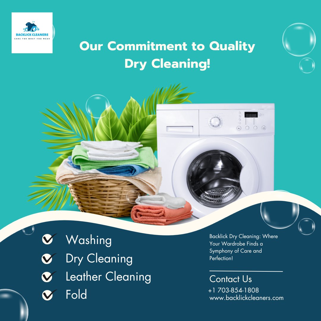 Our dry cleaning services bring a touch of magic to your wardrobe. 

📷 +1 703-854-1808
#DryClean #CleanAndDry #DryCleaners #WashDryFoldService #WashDryFold #Drying #PickupAndDelivery #NoMoreStains #ProfessionalDryCleaning