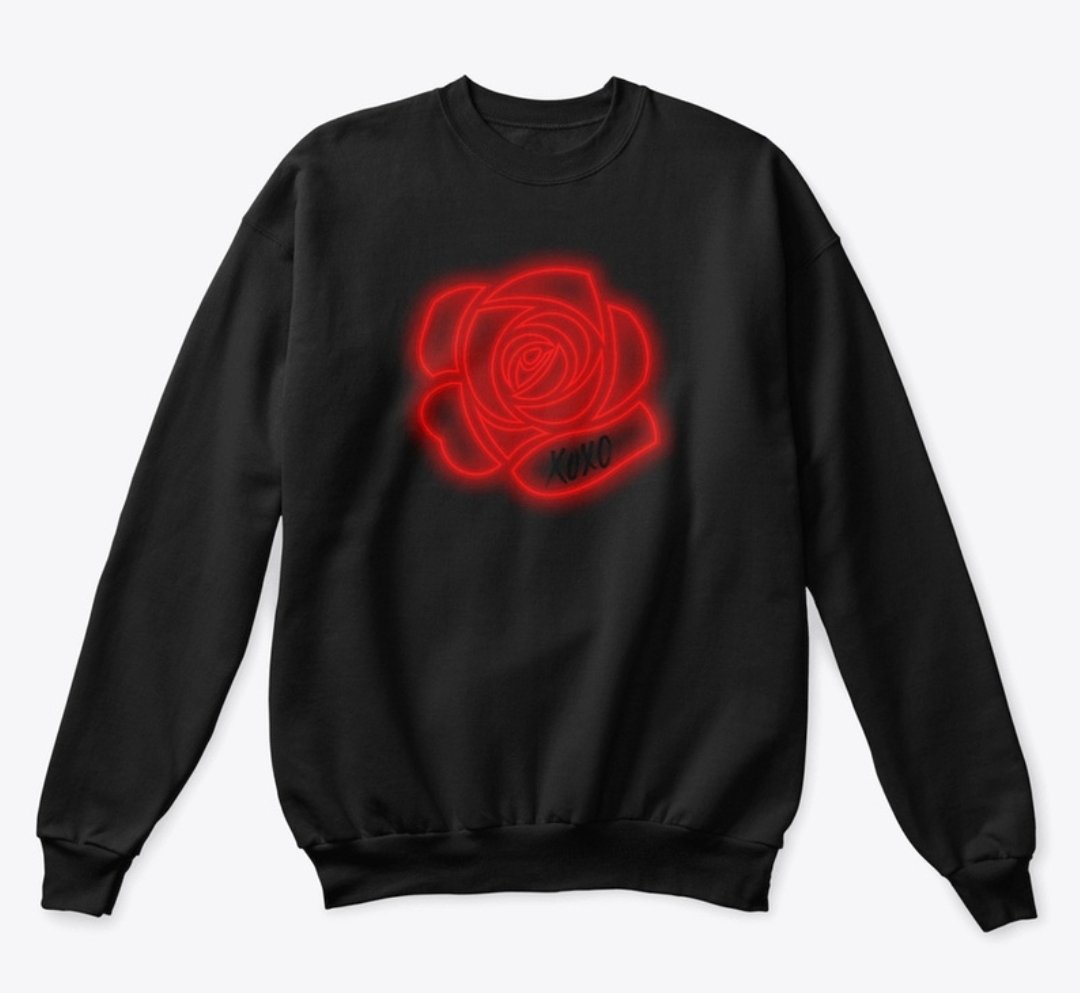 passionatelove's tweet photo. XOXO Rose sweater. #merch #branding #trending #ValentinesDay #Valentines2024 #valentines #clothes #apparel #outfit #love #rose #SmallBiz #business #shop #winter #comfort #red #black #white #grey #TrendingNow #women #men https://t.co/n2VghIFikT