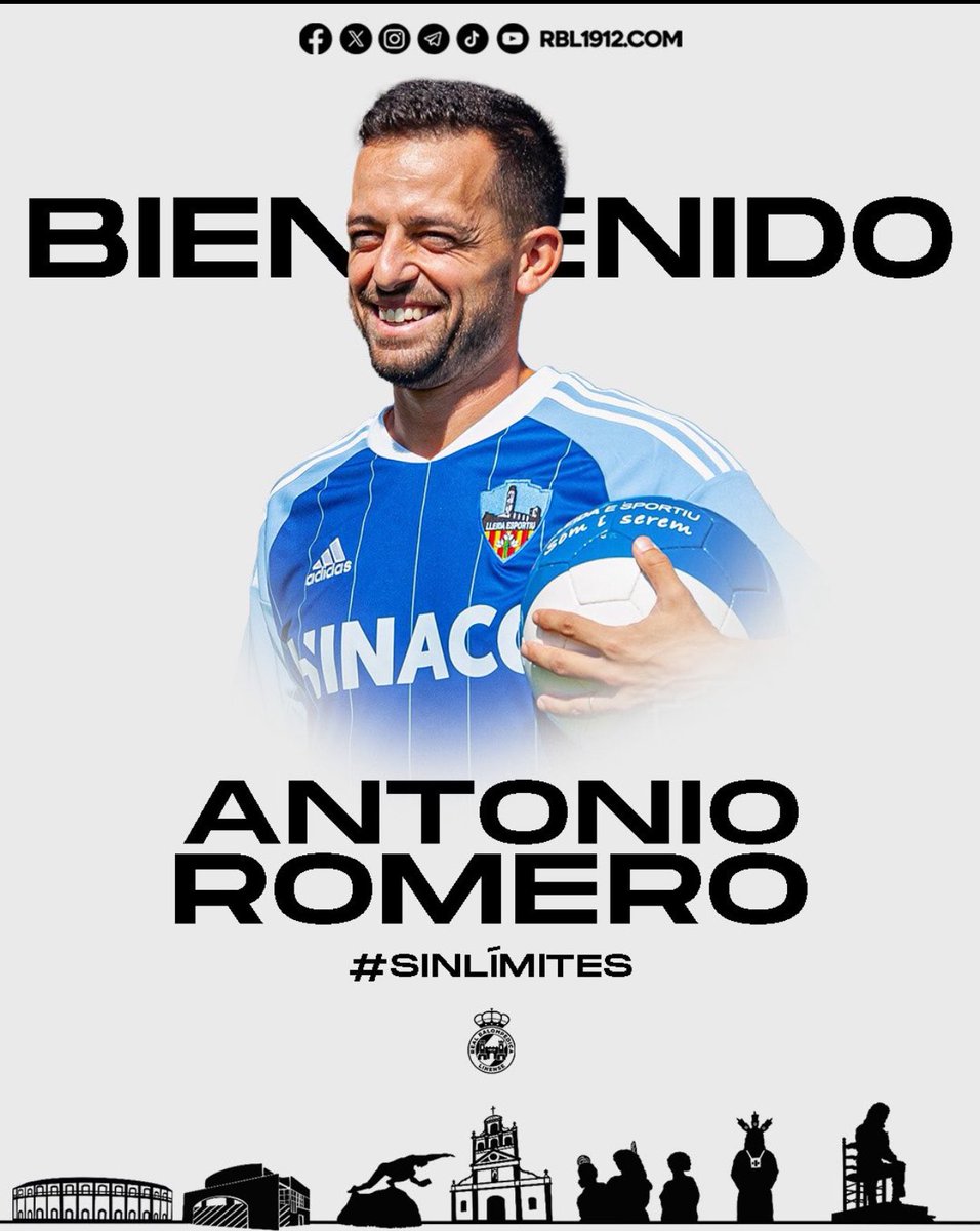 Antonio Romero Boza (@aromero_10) on Twitter photo Muy feliz por volver a la que considero mi casa. Deseando devolveros todas vuestras muestras de cariño con trabajo, orgullo y grandes momentos junto a vosotros Balonos. ⚫️⚪️
Desde hoy a luchar por la Recia.
#sinlimites <a href="/RBL1912/">Real Balompédica Linense</a> Muy feliz por volver a la que considero mi casa. Deseando devolveros todas vuestras muestras de cariño con trabajo, orgullo y grandes momentos junto a vosotros Balonos. ⚫️⚪️
Desde hoy a luchar por la Recia.
#sinlimites <a href="/RBL1912/">Real Balompédica Linense</a>