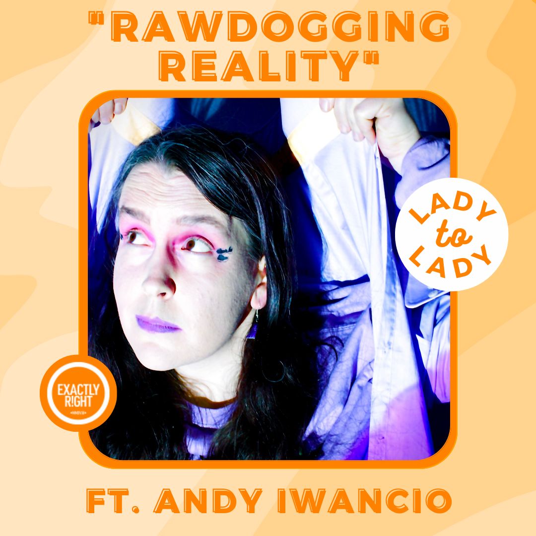 This week <a href="/andyiwancio/">Andy Iwancio</a> joins the ladies to talk about kids bringing back CDs, bad Lyft drivers and Andy’s new stand-up album.

Tune in on <a href="/ApplePodcasts/">Apple Podcasts</a>! @exactlyright #LadytoLady
buff.ly/3ZHTPTe