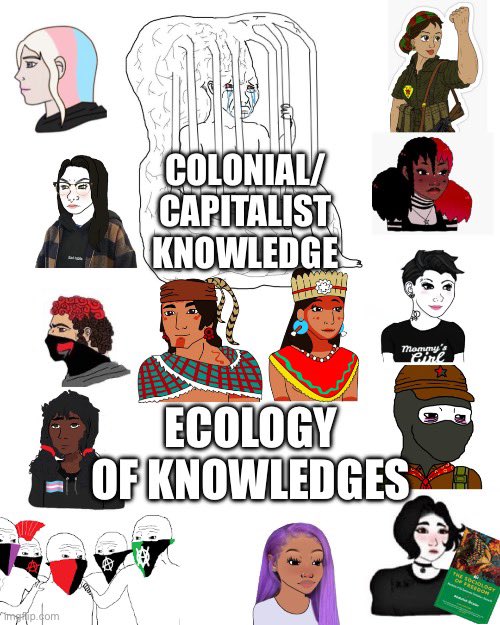 anthciis's tweet photo. Spring courses now underway! Earn your MA or PhD in our low-residency Activist Anthropology program! Sign up for the CIIS Spring Open House here: https://t.co/YYwWtpgNhP 

ANTH 6172: Other Ways of Knowing in meme form
#leftistmemes #socialistmemes https://t.co/FvzdKEPBlI