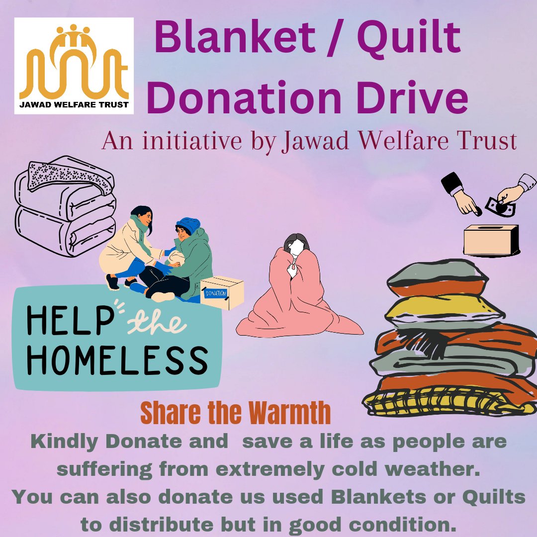 We are going to buy and distribute Quilts and blankets for the homeless people in Lahore city in these extremely cold and hard weather conditions. We are covering the area of Androon (old) Lahore first, e.g near Data Darbaar. #bbtvi #السعوديه_عمان #macron20h #jjk248 #airbnb