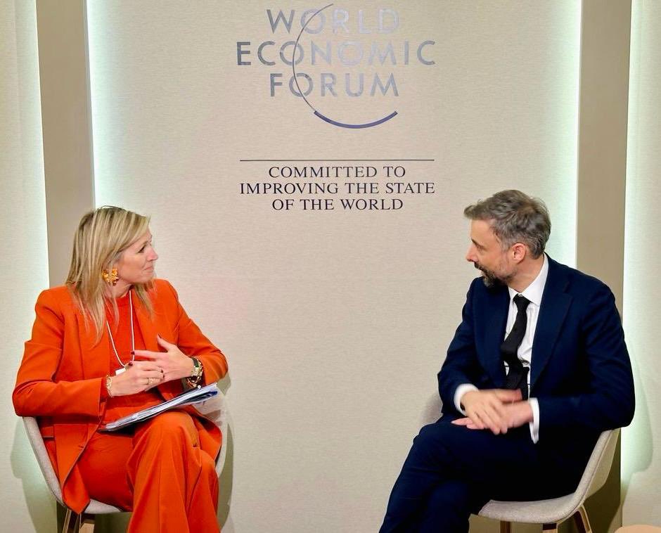 Alvaro Lario (@ifadpresident) on Twitter photo I was honoured to meet <a href="/UNSGSA/">UNSGSA Queen Máxima</a> Queen Máxima at #Davos2024
Her Majesty is a champion of financial inclusion and a key <a href="/IFAD/">International Fund for Agricultural Development</a> supporter, particularly our efforts to bring digital tools to rural areas.
I look forward to working on our shared priorities further. I was honoured to meet <a href="/UNSGSA/">UNSGSA Queen Máxima</a> Queen Máxima at #Davos2024
Her Majesty is a champion of financial inclusion and a key <a href="/IFAD/">International Fund for Agricultural Development</a> supporter, particularly our efforts to bring digital tools to rural areas.
I look forward to working on our shared priorities further.