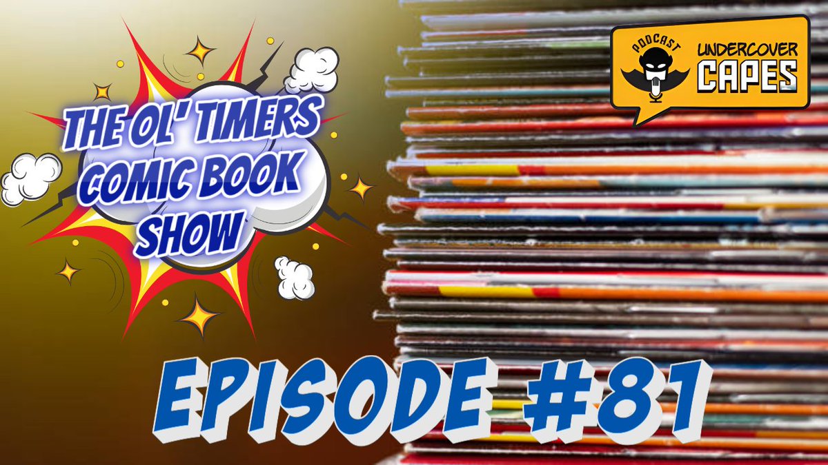 UndercoverCapes's tweet photo. Tune in now w/the #OlTimersCrew as they chat about amazing classics birthed from the #UKInvasion in comics! Hang out with @johnnyhughes70 @cemberfrostt! What are your faves from this era? #comics #comicbooks #podcast ---> https://t.co/pvsVtdJkAD https://t.co/tuwhyvedXo