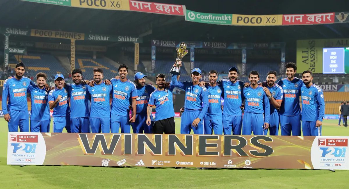 Amazing series win 🇮🇳🫶 Congratulations #TeamIndia ❤️❤️