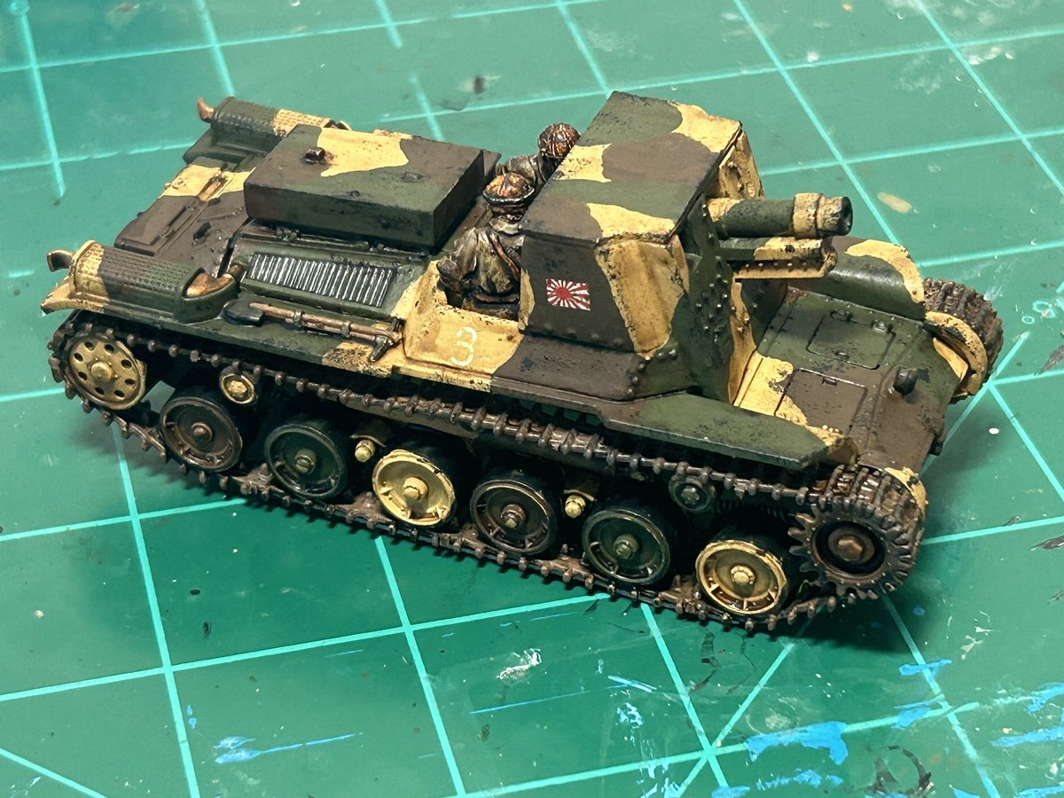 Calibnh's tweet photo. Ho-Ro assault gun finished. https://t.co/kwz4cpylOi