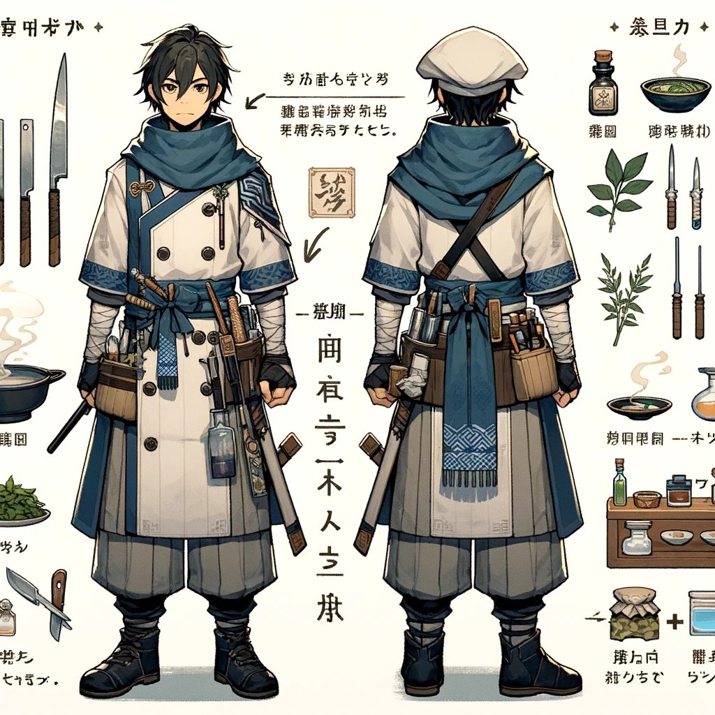 o_ob's tweet photo. 「ダンジョン飯」に出てきそうなキャラをつくってみた
"Chef Ninja" | しらいはかせ #pixiv #DHGSVR23 #DHGS https://t.co/Mp3dRfUIrl #dalle3art https://t.co/nnDQMOYh6Q