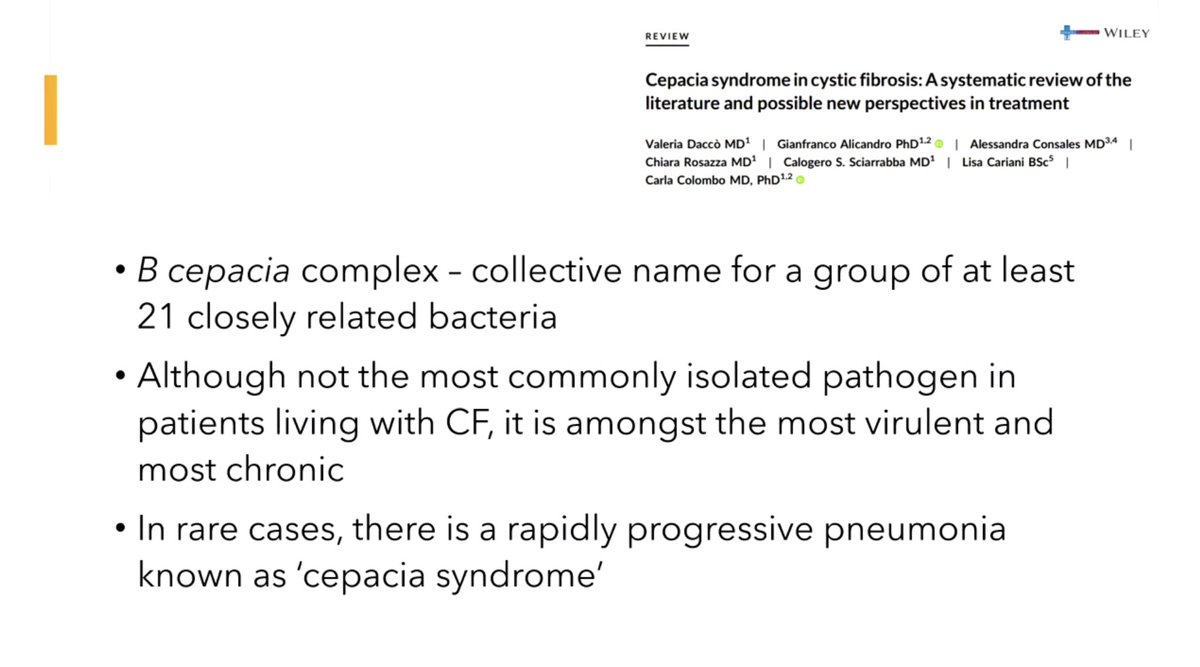 Takahiro Matsuo (Taka), MD (@takamatsuo_id) on Twitter photo 【Burkholderia cepacia bacteremia】
<a href="/TXMedCenter/">Texas Medical Center</a> Citywide ID Conference
Great presentation, Wes <a href="/WesleyTangDO/">WesleyTang</a> <a href="/BCMIDFellowship/">BCM ID Fellowship</a>!
👉Important pathogen of nosocomial infections!
👉There is an increasing number of recent reports, including outbreaks! 【Burkholderia cepacia bacteremia】
<a href="/TXMedCenter/">Texas Medical Center</a> Citywide ID Conference
Great presentation, Wes <a href="/WesleyTangDO/">WesleyTang</a> <a href="/BCMIDFellowship/">BCM ID Fellowship</a>!
👉Important pathogen of nosocomial infections!
👉There is an increasing number of recent reports, including outbreaks!