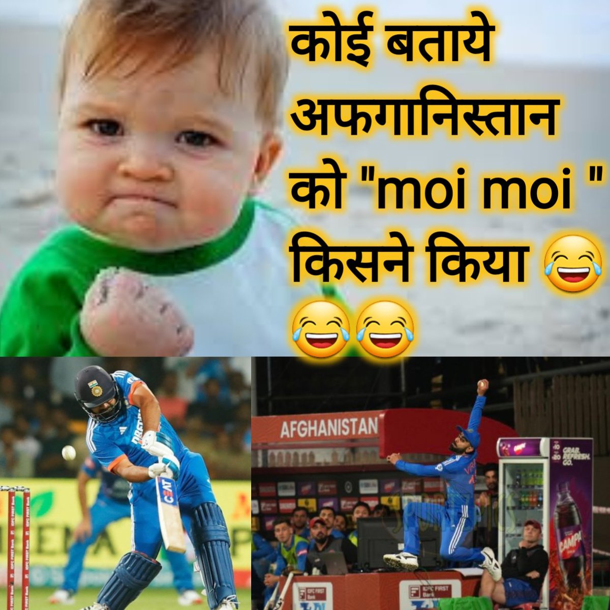 Vicky_ytcreator's tweet photo. हो गया अफगानिस्तान की #MoyeMoye  #TrendingNow #INDvsAFG #ViratKohli #RohitSharma https://t.co/qjopF2AwWP
