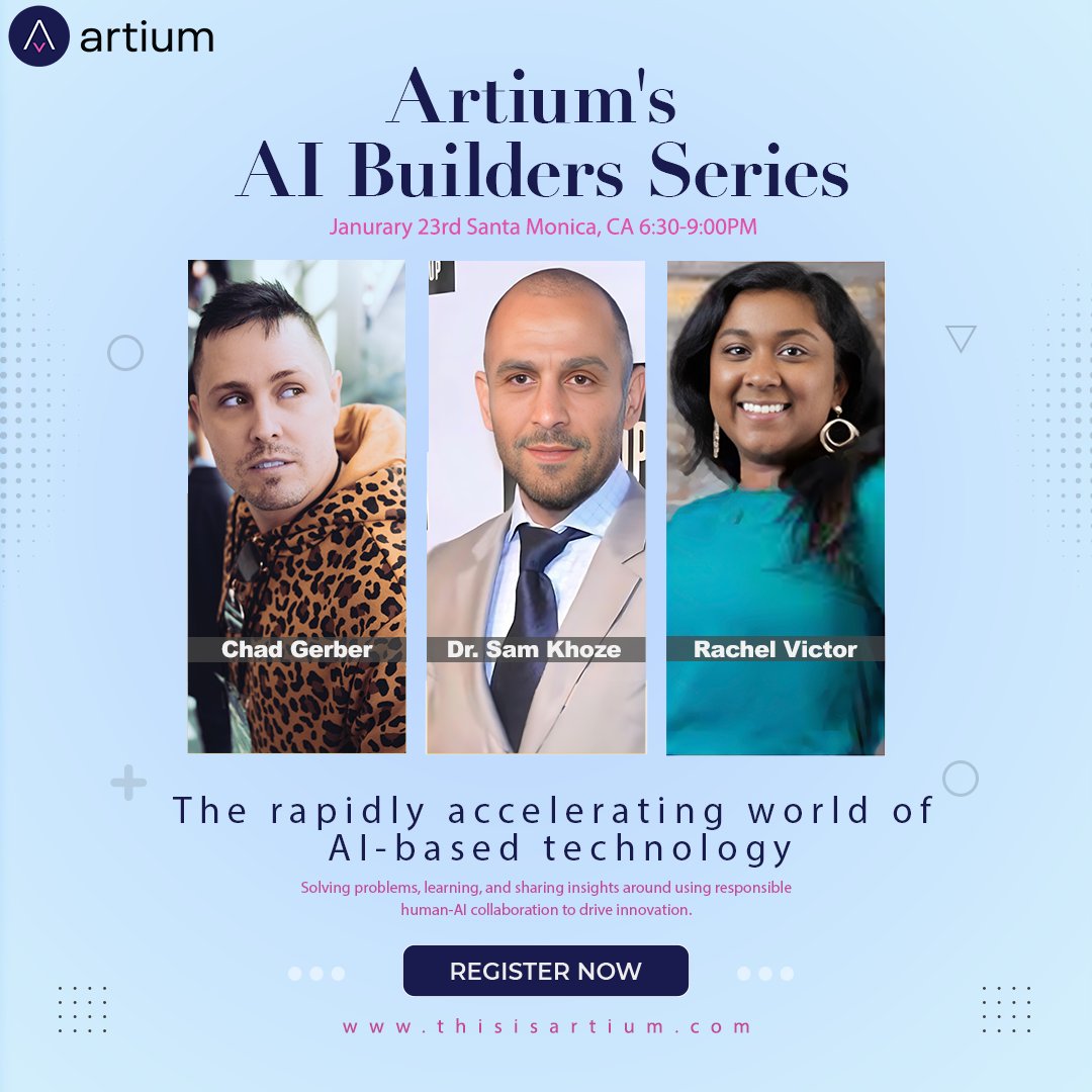 speaking in Santa Monica next week on AI at the @ThisIsArtium AI Builders Series. Going to be a good hang ;) #speaker #AI #musician #meloscene #innovation #musictech #web3