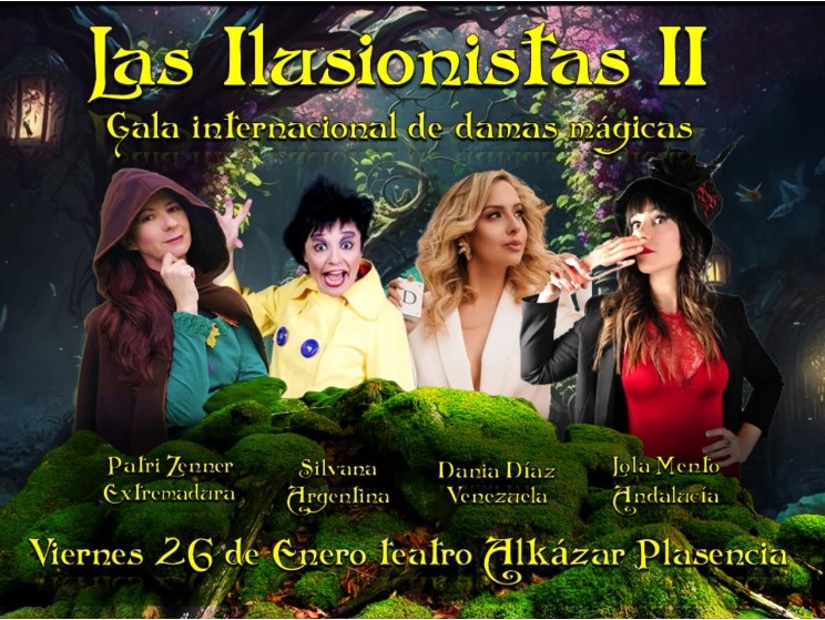 Las Ilusionistas, un espectáculo con magas internacionales que llegan a #Plasencia planvex.es/web/evento-pla… @DaniaDiazmagia #LolaMento #PatriZenner @TeatroAlkazar