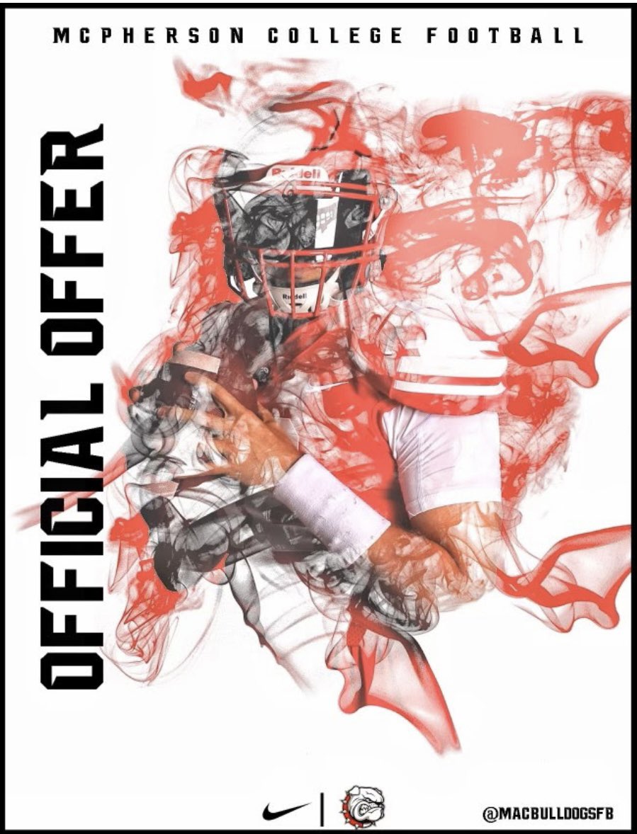 Blessed to receive an offer from <a href="/MACBulldogsFB/">McPherson Football</a> #AGTG