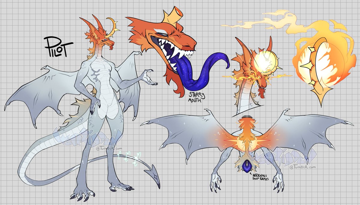I have been chipping away at this ref v slowly and piece by piece ..,, but ref of Pilot, my lovely character originally made by @/BattyTangFang that Im v much in love with thank you ;_;