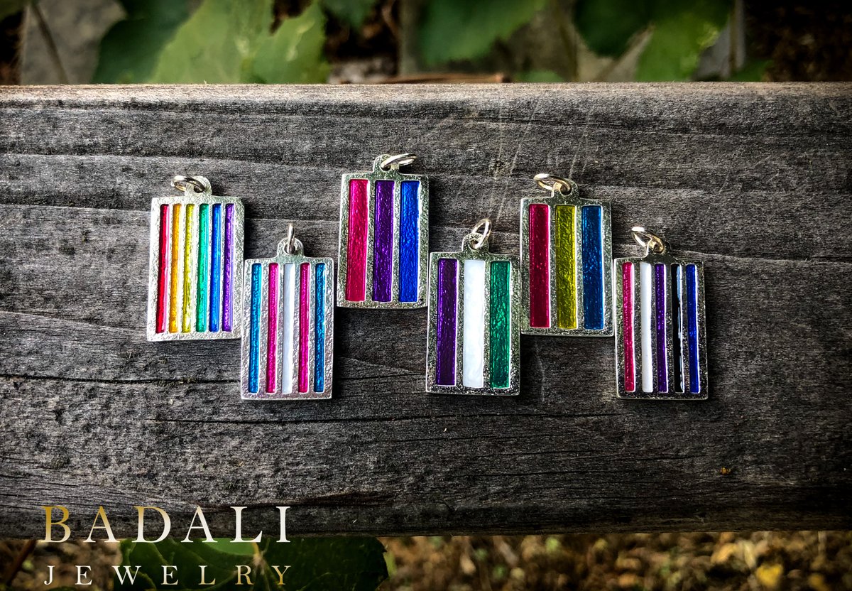 BadaliJewelry's tweet photo. Check out our growing and evolving pride collection! From original pieces designed by our LGBTQIA+ employees to line-specific pieces from LGBTQIA+ authors and allies, new pieces are being added all the time.
https://t.co/267l9OmhkC
#lgbtqia #lgbtqiaplus #lgbt #projectrainbow https://t.co/eOEFVlQFCp