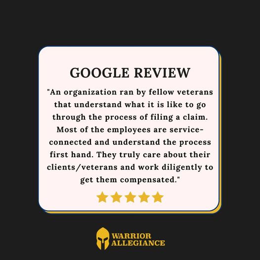 We love making a difference in the lives of our fellow Veterans!⭐️⭐️⭐️⭐️⭐️ Don't hesitate & give us a call at 1-800-837-1106.
#vaclaims #vadisability #VABenefits