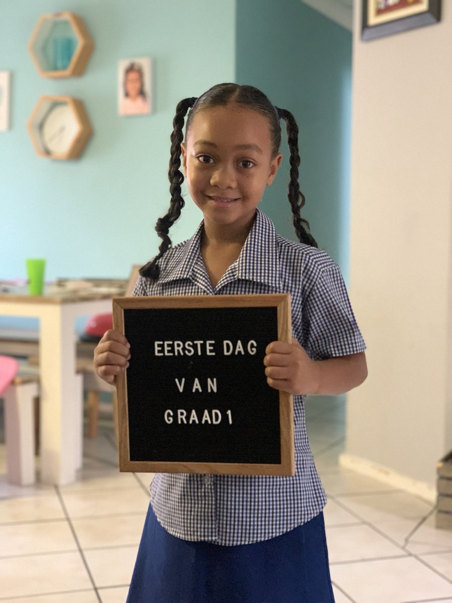 audas_vanschoor's tweet photo. GRADE 1 💙

FIRST SCHOOL DAY FOR #MILA 📚🥰

#NEWSEASON
#NEWMERCIES 

Believe in yourself, and you will achieve great things. 🙏🏽

#WATCHINGMILAGROW #MILAMILESTONE #WeThakGod 🙏🏽 https://t.co/idrqTDYkrO