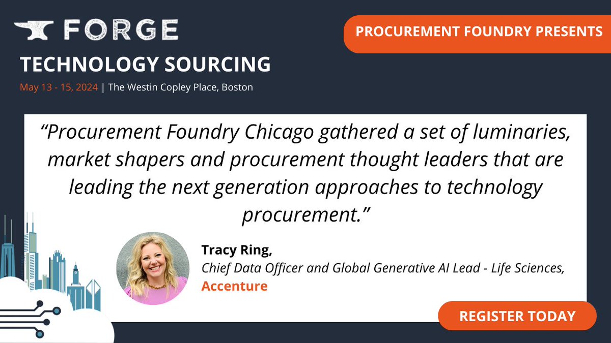 FORGE: #TechSourcing brings together 350+ of the most senior #Procurement and IT/ Tech Professionals who are shaping the future of how technology is sourced, re/negotiated, deployed and maintained.  

Register today: hubs.li/Q02gh0hV0

#TechProcurement