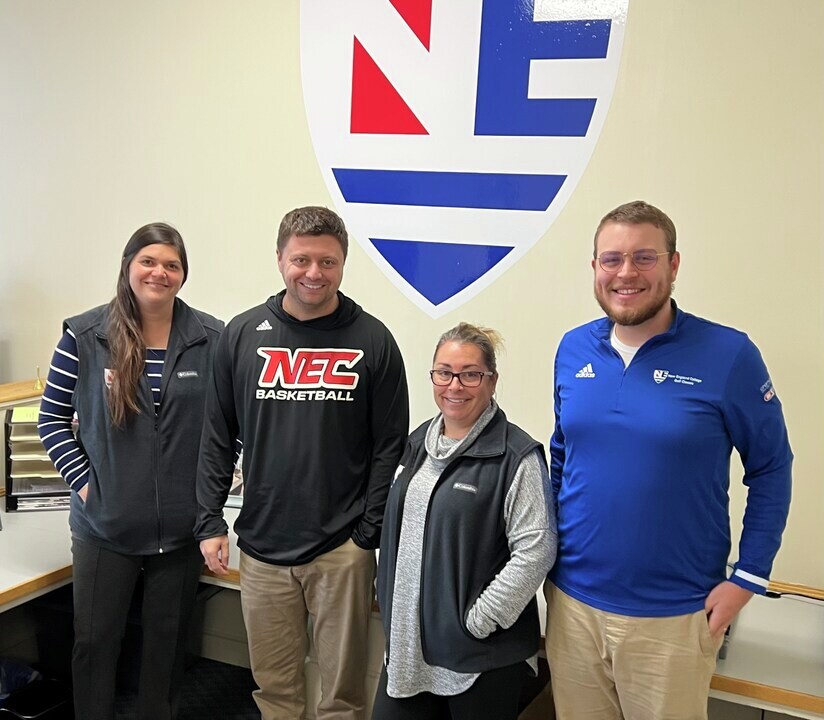 Happy NEC Spirit Wednesday! 🥳 Shoutout to our hard-working and fun @NECAlumni Team! We appreciate all that you do. Send us your spirit pictures to be featured on our pages! 📨 #NewEngCollege #collegespirit #collegelife #collegebound