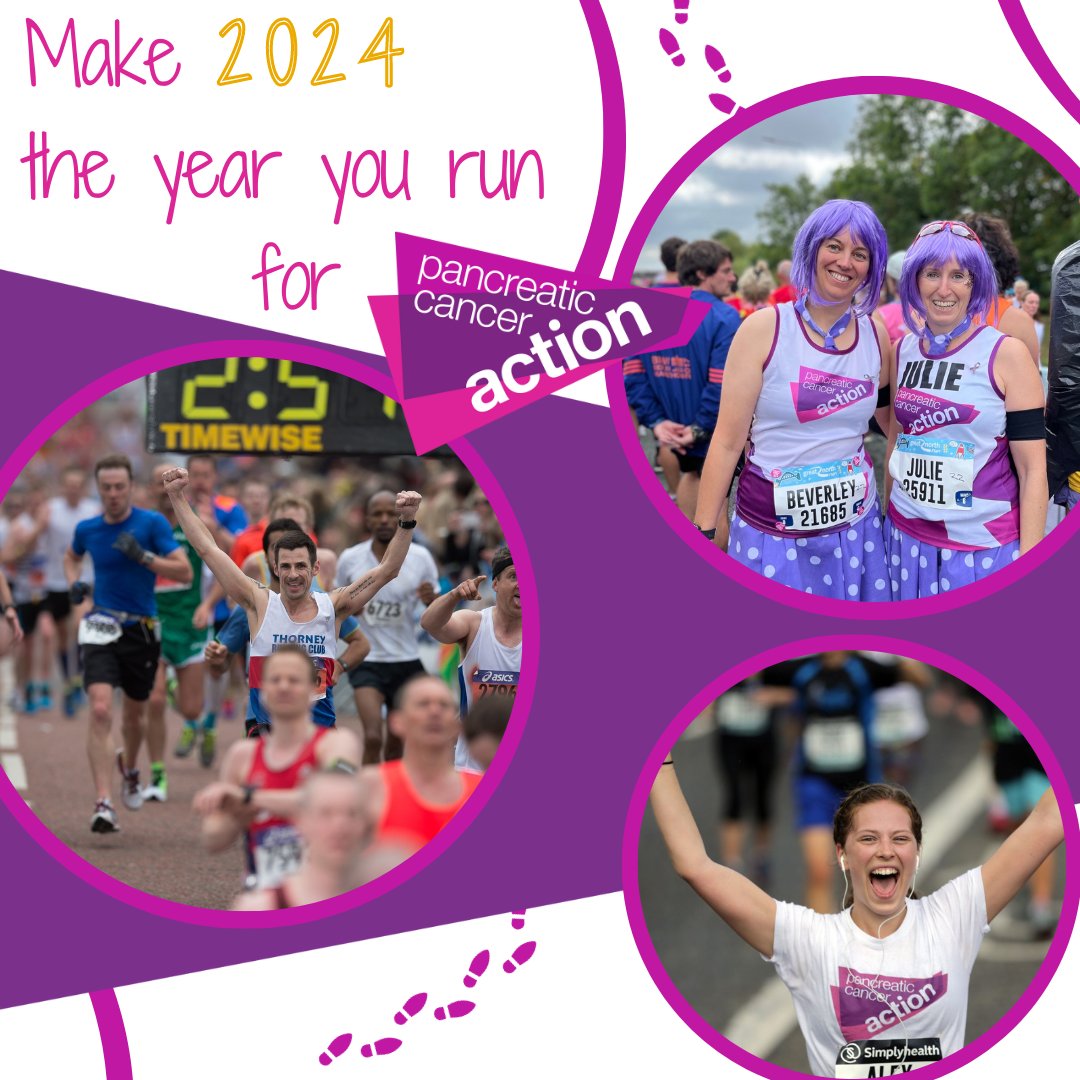 Make 2️⃣0️⃣2️⃣4️⃣ the year you run to raise vital awareness and funds for PCA! 🏃‍♀️

Explore our challenge events calendar 👉 pancreaticcanceraction.org/events/