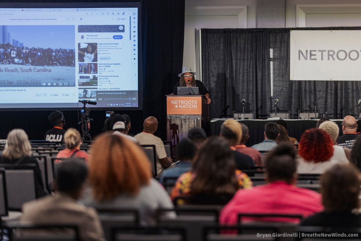 📷 Our panel and training submission process for Netroots Nation 2024 (July 11-13 in Baltimore) is now open! Have an idea for Panel or Training? You can submit anytime between now and February 9.

Guidelines and access to the submission portal here:
netrootsnation.org/proposals/