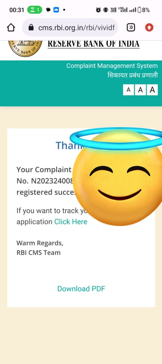 snkhanam's tweet photo. @AxisBank @AxisBankSupport finally I filed a complaint to RBI Against axis Bank. https://t.co/zKSz2wGwUz