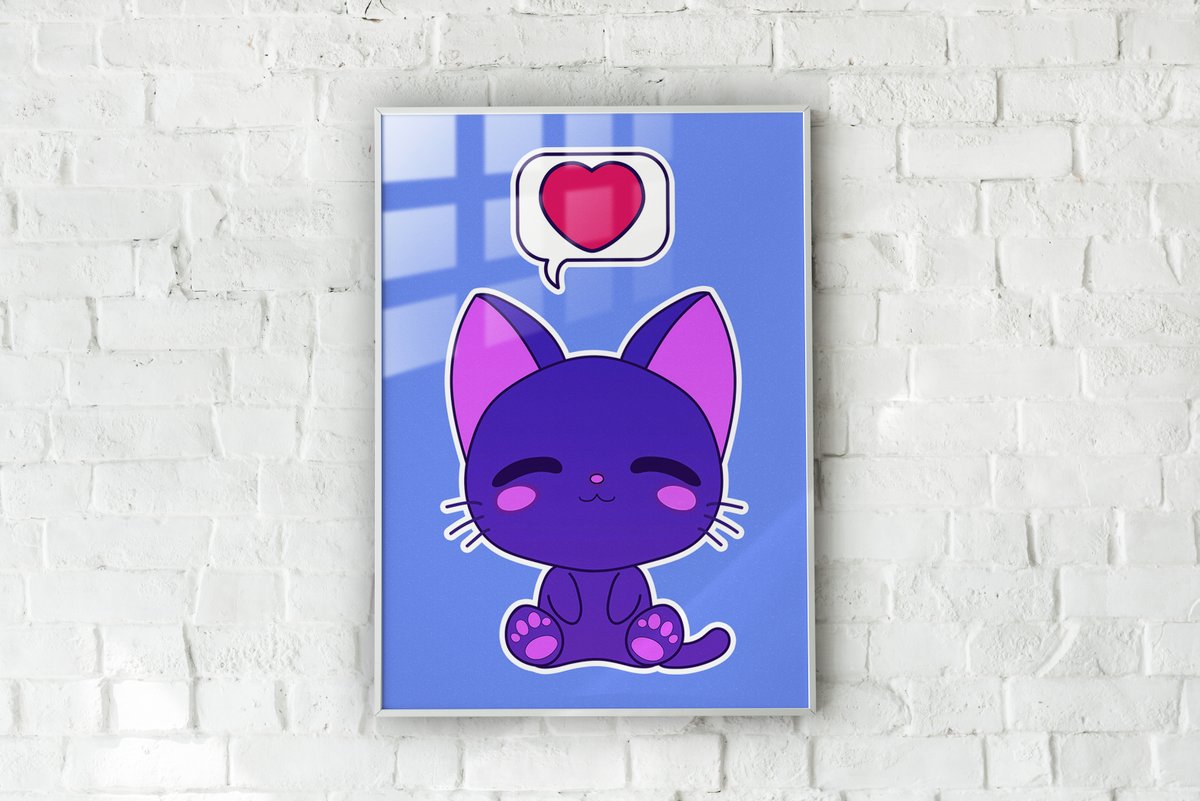 Cute Kitten ❤️
displate.com/displate/61438…
More:
displate.com/jcdesignerusa?…

#kittenillustration #kitten #meow #kittensareawesome #catlovers #kittenlovers #cuteanimals #cute #adorable #animals #pets #kitty #catlife #catoftheday #kittycat #cutecats #kawaii #chibi