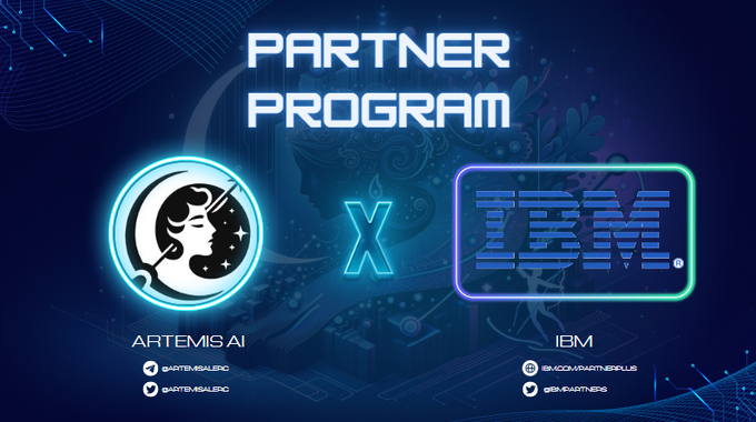 This is what you call a MAJOR announcement. 

<a href="/artemisai_erc/">Artemis AI</a> $ATAI just got accepted into the IBM Partner Plus Program 🔥🔥

I brought you guys $CX at $80k mcap and it hit $17m
This seems on a similar path at $1m mcap

dexscreener.com/ethereum/0x79f…

x.com/artemisai_erc/…