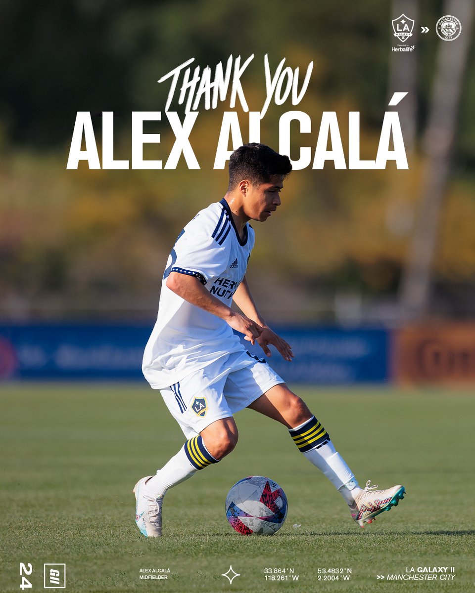 LA ✈️ Manchester Alex Alcalá has been transferred to English Premier League side Manchester City. 📰: bit.ly/3HoEgcs