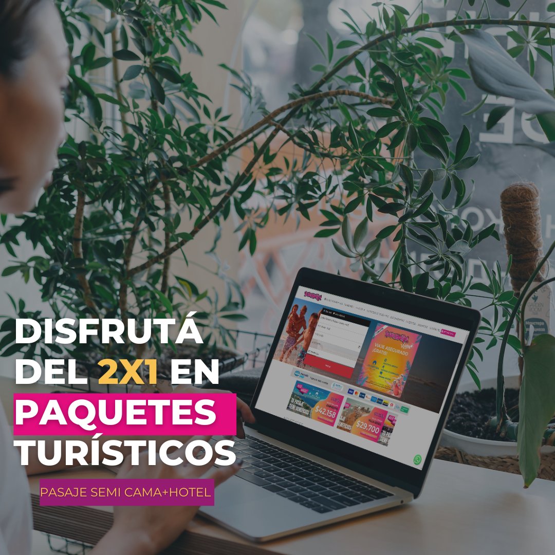 🔥 APROVECHA EL 2X1 en Paquetes🔥¡Comunicate al 1166852421 y organizá tus vacaciones!🥳
#viajar #viajes #turismo #descanso #playa #verano #beneficios #2x1