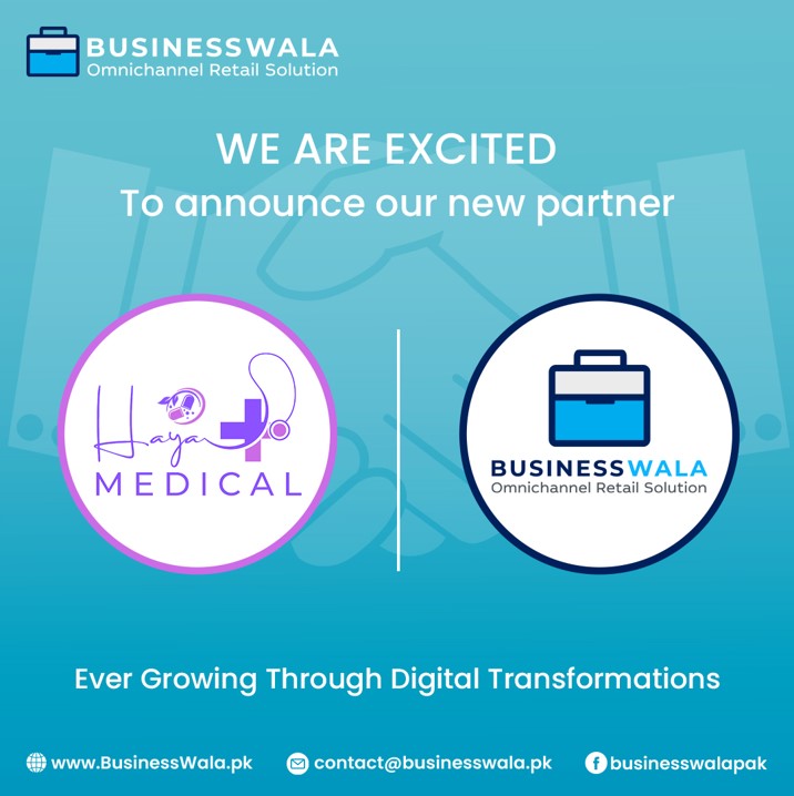 businesswalapk's tweet photo. BusinessWala's partner "Haya Medical" is now equipped with our POS system to bring digital enablement.

Register now: https://t.co/9CN6hRwlWU

#clientsuccess #clientexperience #pointofsale #ecommercesuccess #businessgrowth #omnichannelretail #softwaresolutions #possoftware https://t.co/MvDfU08VyO