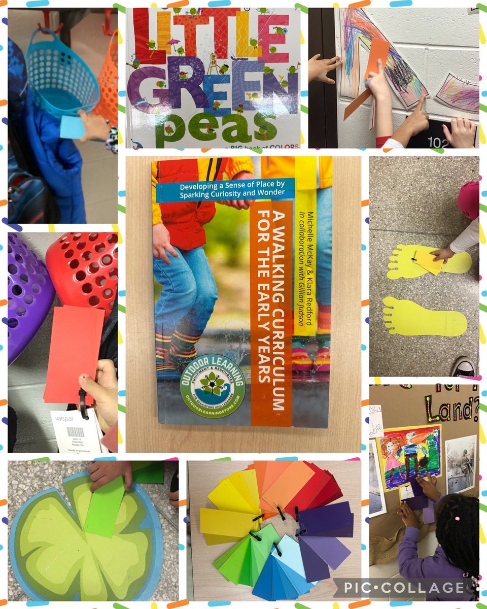 cjazzopardi's tweet photo. Today K3 friends joined in the A Walking Curriculum for the Early Years, Colour Walk indoors (due to extreme cold) Ss enjoyed exploring the hallways of @ThornwoodPS to find colours in the rainbow using paint swatches. https://t.co/PKrj5UGEOe
