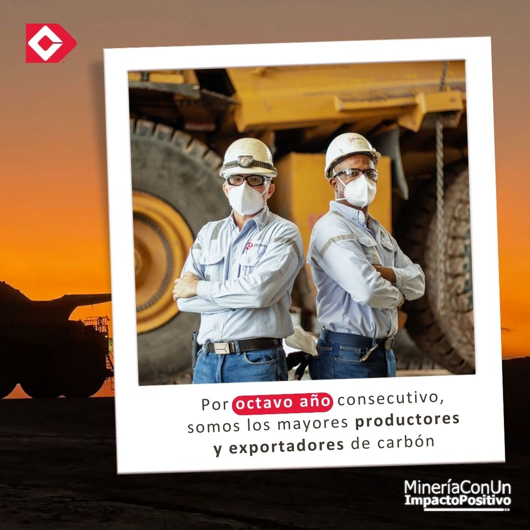 DrummondLtdCo's tweet photo. ¡Por octavo año consecutivo, somos los mayores productores y exportadores de carbón👏 en 🇨🇴! En el 2023, en nuestras operaciones se produjeron 29.563.329 toneladas🚜, lo que representa un crecimiento de 7,1% frente a 2022; y comercializamos en el exterior 27.037.622 toneladas🚢. https://t.co/YW0bbrhl2Y