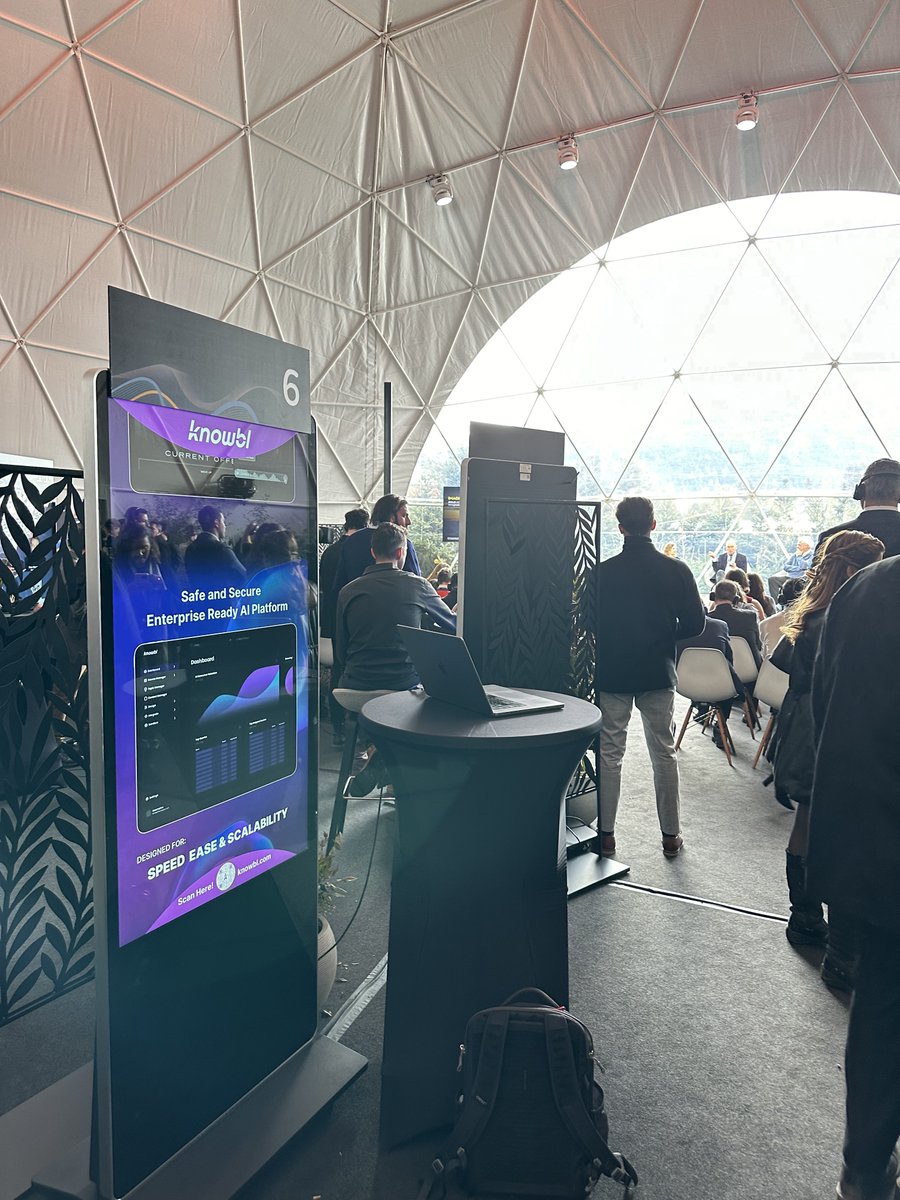 We have our demo pod all set up for #ImaginationInAction Davos!