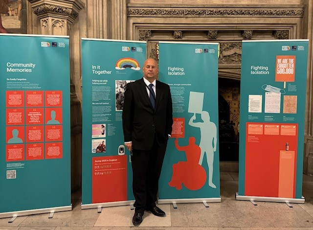 Thanks to @HSMOxford for getting this exhibit into Parliament to highlight the plight of the immunocompromised still living restricted lives due to Covid Thanks to @APPG_VGP and Lord Mendelsohn for helping to make this happen We need to sort this issue NOW #ForgottenLivesUK