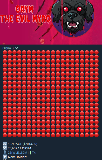 AlphaJournalX's tweet photo. $ORYM is breaking out from the cup and handle pattern! 💹

The limit is the sky! About to pull a $MYRO run.

The BLOOD MOON🩸 IS COMING they say in the telegram 🤣

Chart: https://t.co/1YWlPxCrwi $sol $wynn $wif #wif #usedcar https://t.co/aFo1aq19JZ