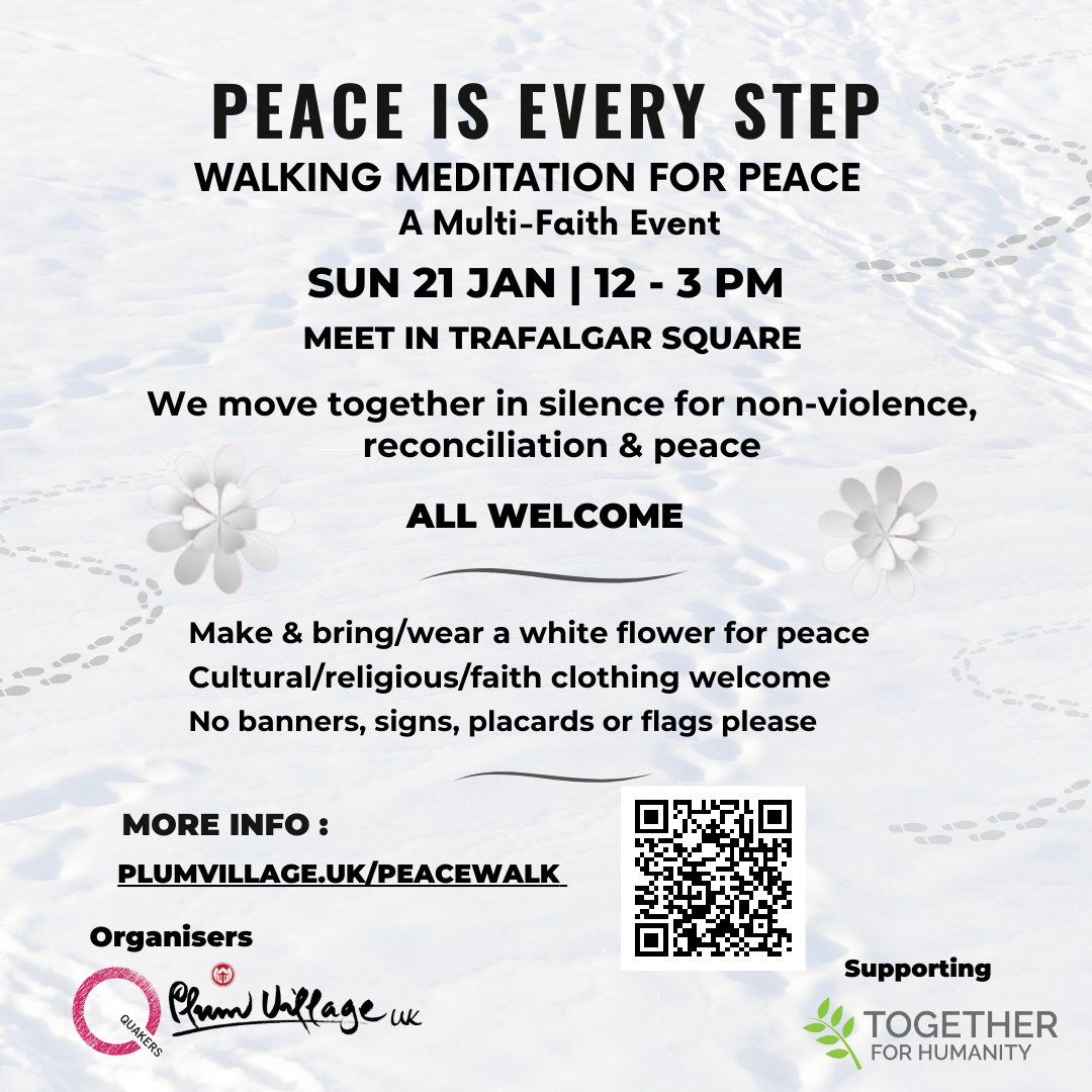 Prayer offerings from  <a href="/LiberalJudaism/">Liberal Judaism</a> <a href="/BrahmaKumarisUK/">Brahma Kumaris UK</a>  <a href="/G52CT/">G52 ChurchesTogether</a> @ImamHafiz <a href="/Bahai/">Baha'i Faith</a> @zorastarian <a href="/buddhist/">buddhist</a> <a href="/druids/">Vale Druids</a> &amp; more. Join us on 21 Jan 12-3 Trafalgar Square. <a href="/QuakersinAction/">Quakers</a> @plumvillageuk <a href="/ChrisMusForum/">Christian Muslim Forum</a> <a href="/ItmakesSNS/">🕊️SNS</a> <a href="/BBCRadioLondon/">BBC Radio London</a> <a href="/n_Horizons/">New Horizons in British Islam</a> <a href="/faithbelieforum/">The Faith & Belief Forum</a> <a href="/hopenothate/">HOPE not hate</a>