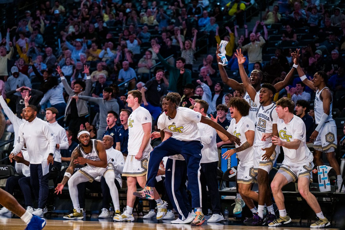#MOOD after a double over-time win <a href="/GTMBB/">Georgia Tech Men’s Basketball</a> 
#StingEm 🐝🏀