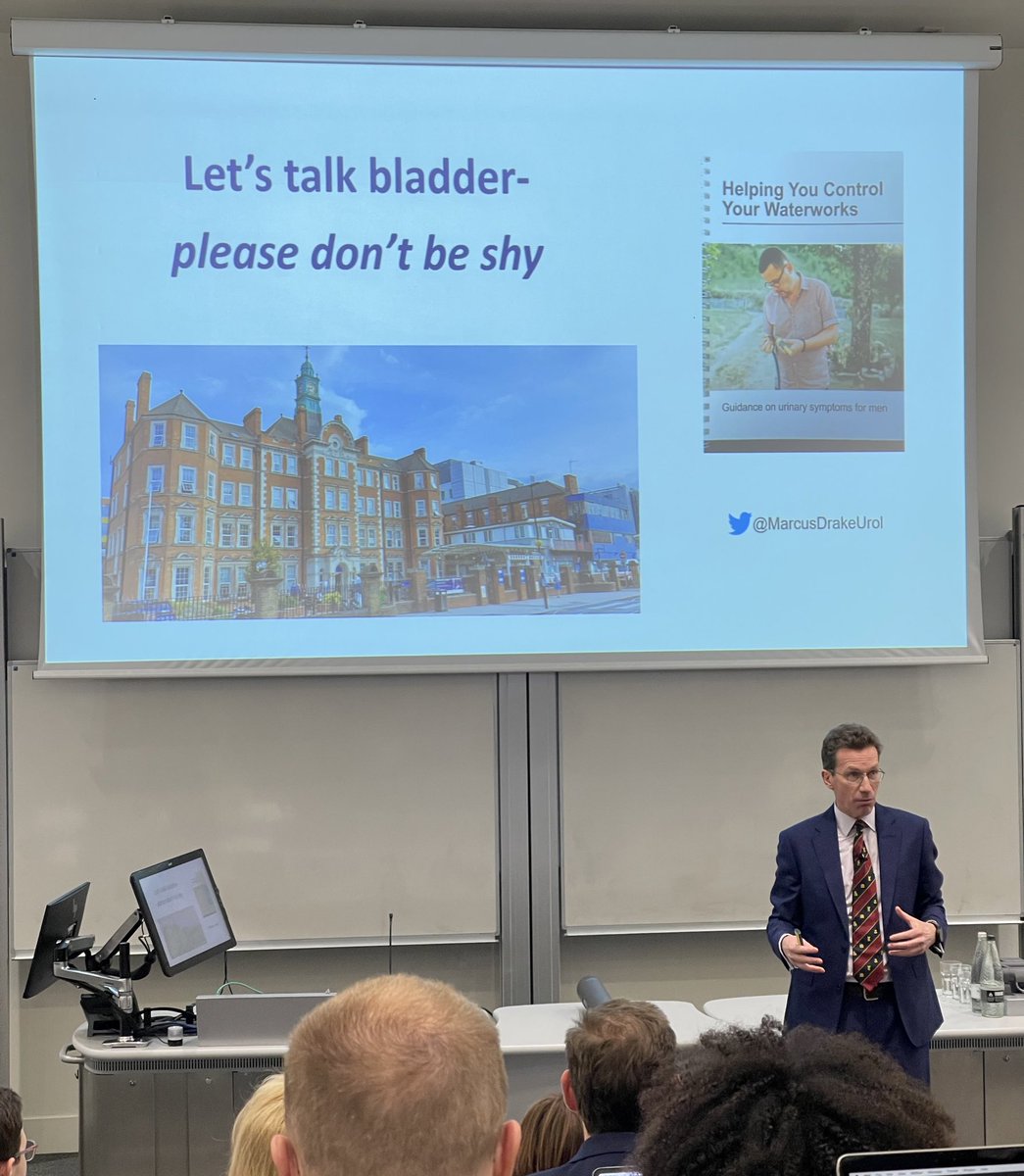 Imperial Prostate (@ip_london) on Twitter photo A wonderful evening listening to <a href="/MarcusDrakeUrol/">Marcus Drake</a> give his Inaugural Lecture at Imperial: Let’s Talk Bladder - Don’t be Shy
<a href="/imperialurology/">Imperial Urology</a> A wonderful evening listening to <a href="/MarcusDrakeUrol/">Marcus Drake</a> give his Inaugural Lecture at Imperial: Let’s Talk Bladder - Don’t be Shy
<a href="/imperialurology/">Imperial Urology</a>