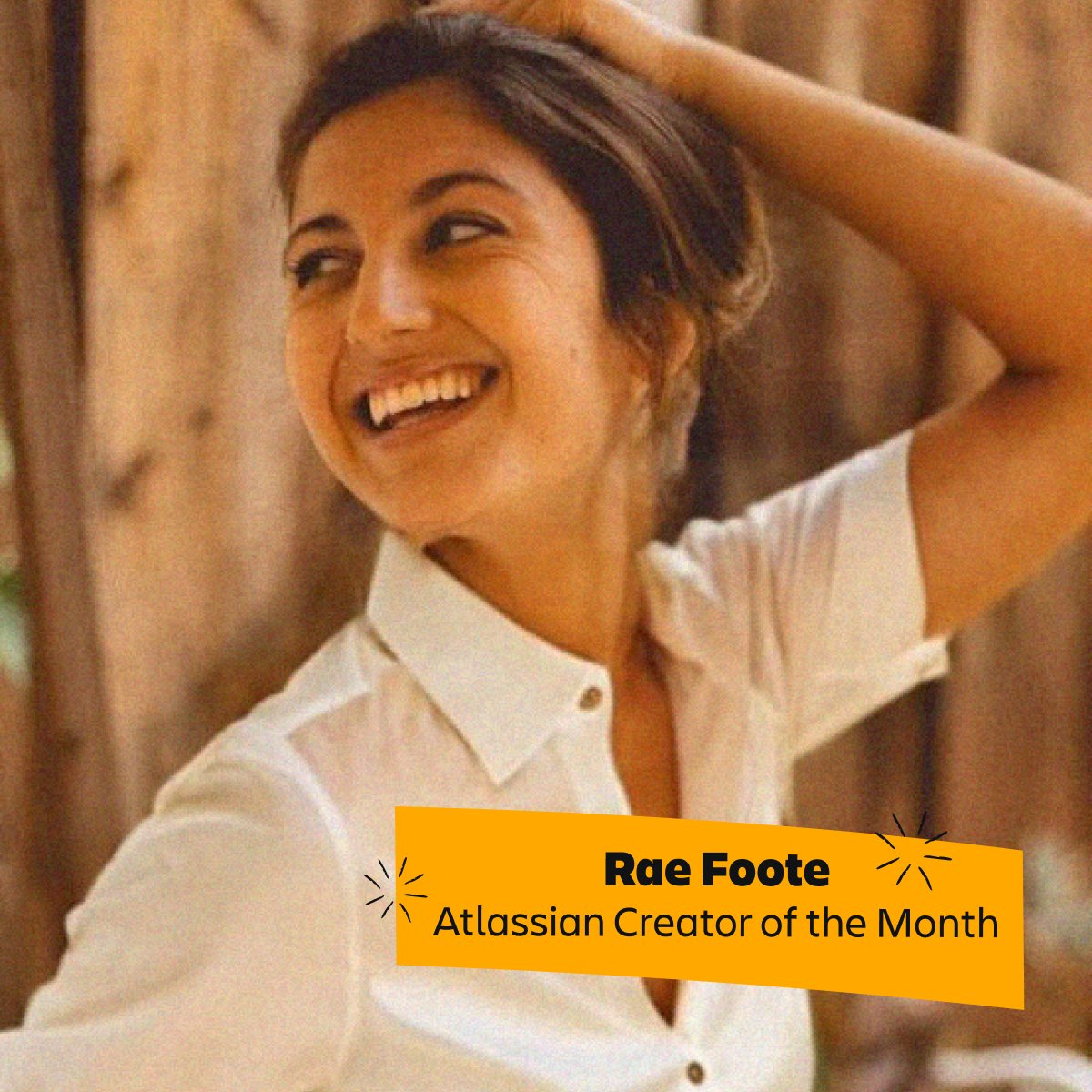 Atlassian's tweet image. A big congratulations to the #AtlassianCreator of the Month, Rae Foote🎉👏

Follow Rae Foote on LinkedIn for more Atlassian content and catch her next episode of #OnTheRoadmapPod on YouTube. 🌟