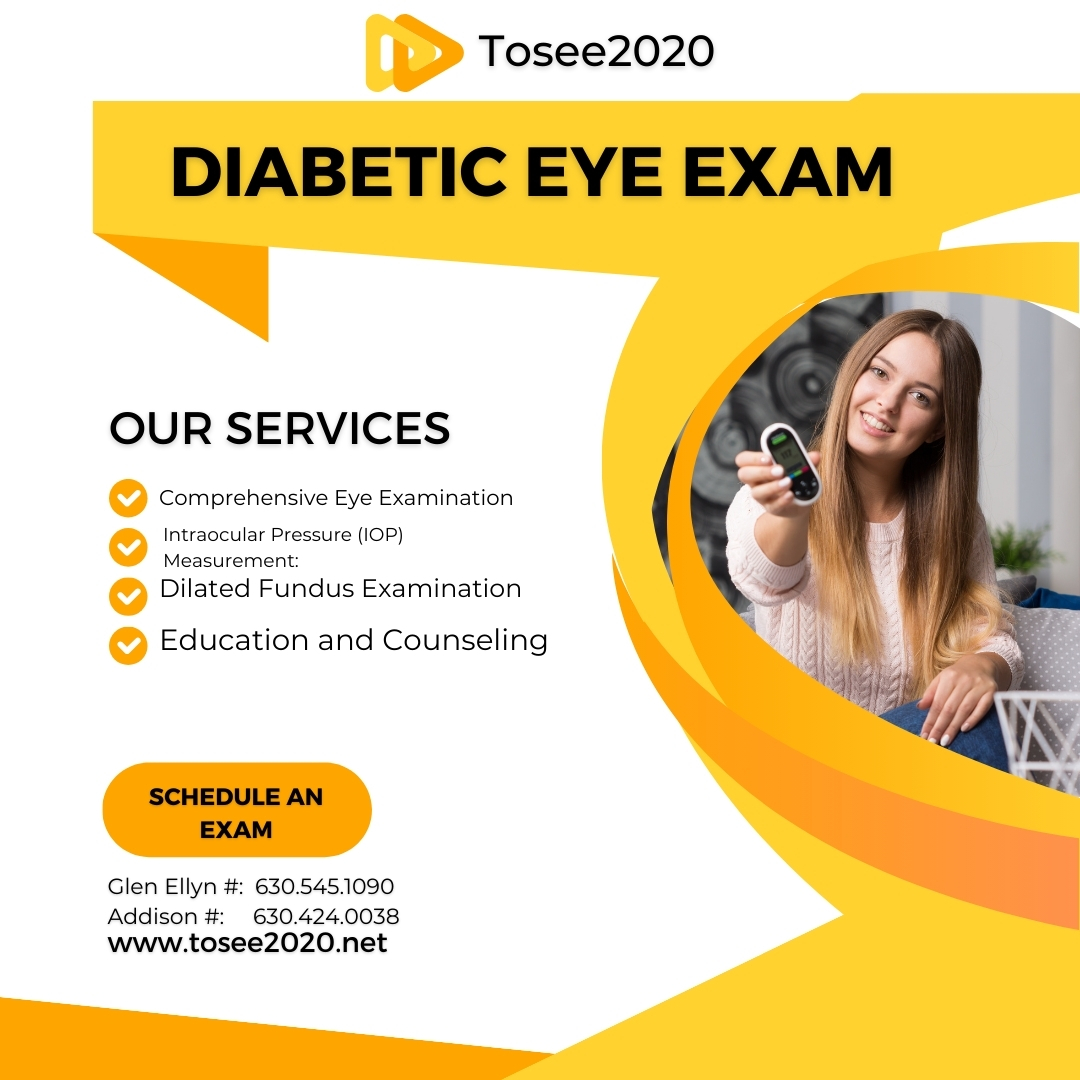 tosee2020's tweet image. &quot;Ensuring clear vision and diabetic eye health with ToSee2020 in Addison, USA. 🌐 Schedule your diabetic eye exam today! #ToSee2020 #EyeHealth #DiabeticEyeExam #AddisonEyecare #Eyeglasses&quot;

Read More at : tosee2020.net/services/diabe…