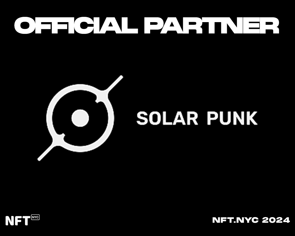 NFT_NYC's tweet photo. We are excited to announce Solar Punk as an Official Partner of https://t.co/1IrDLHe1py

They will join us 3-5 April for #NFTNYC2024 

https://t.co/TsYH1tYwgD https://t.co/cqeidlGRHQ