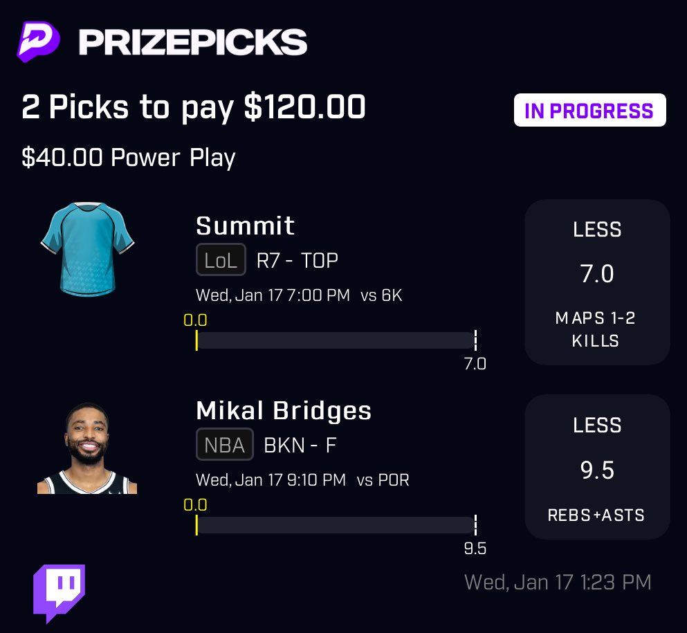 FollowOfficial's tweet image. 🤔 let’s ride @cmattdowns @DGFantasy 

Cooked this with the #optimizer tool
Copy my PrizePicks entry using this link: 
prizepicks.onelink.me/gCQS/shareEntr…