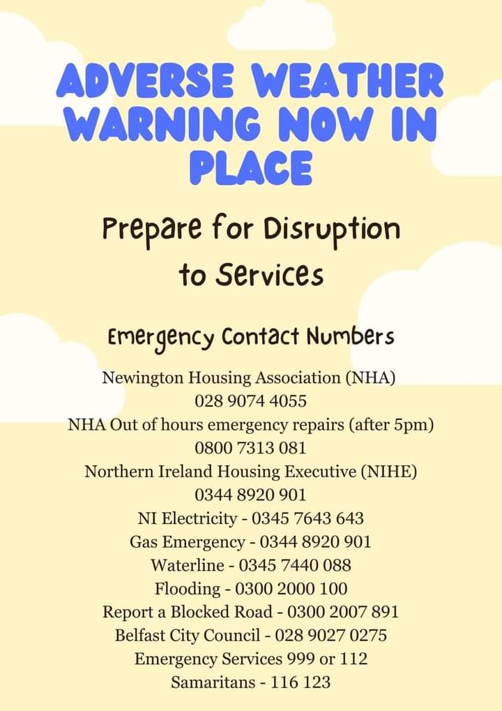 OFFICE CLOSURE NOTICE Our office will be closed to visitors tomorrow, Thursday, 18th Jan. 2024. Our office phone lines will remain fully operational for those that need to contact us. Some of our services may be impacted due to the adverse weather warning now in place.