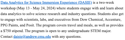 Program Opportunity:

Program Opportunity: cmu.edu/mcs/undergrad/…