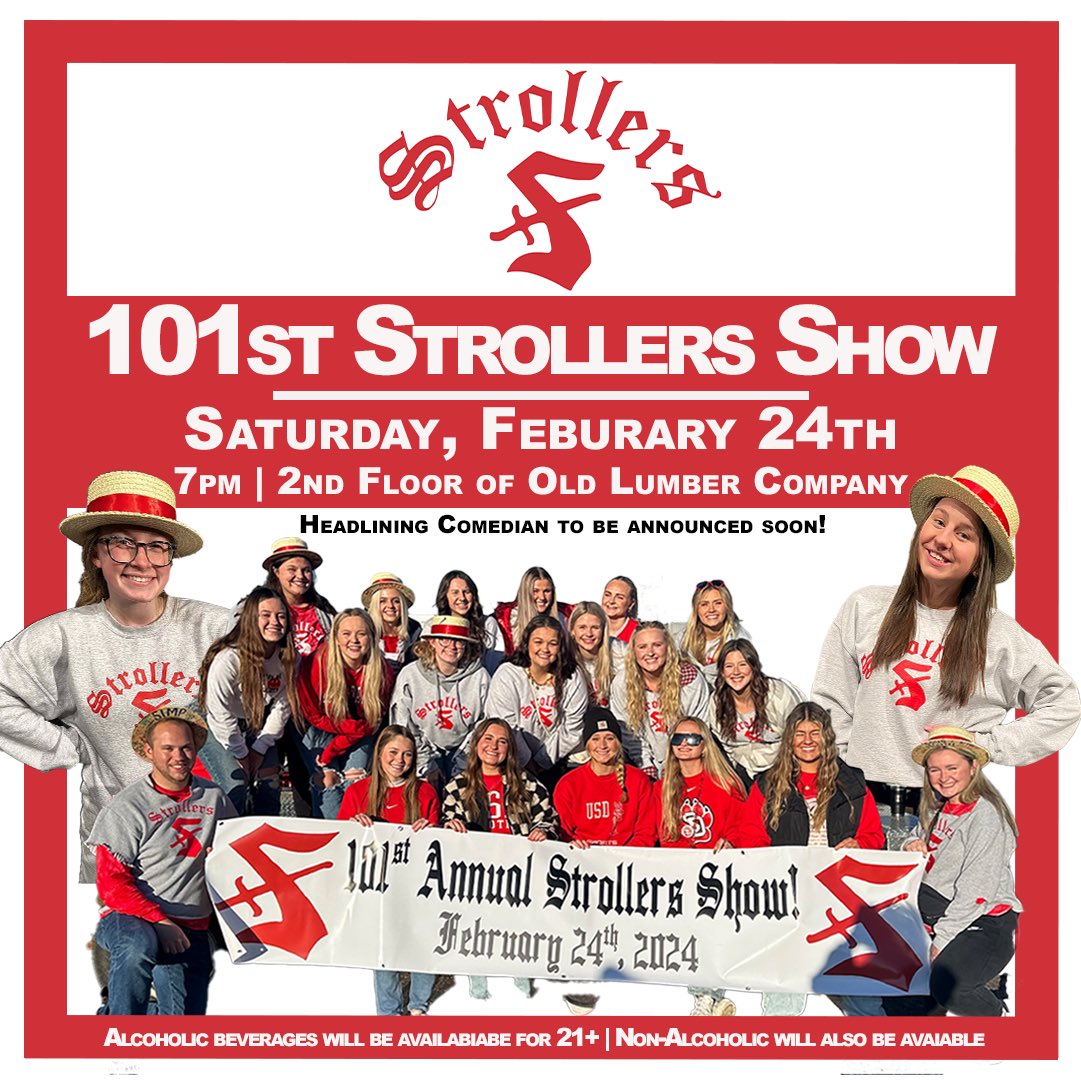 Tickets are now on sale for the 101st Strollers show 🤩

🎟️ Get your tickets by going to the link in our bio or eventbrite.com/e/101st-stroll…

#NENF X #Strollers101