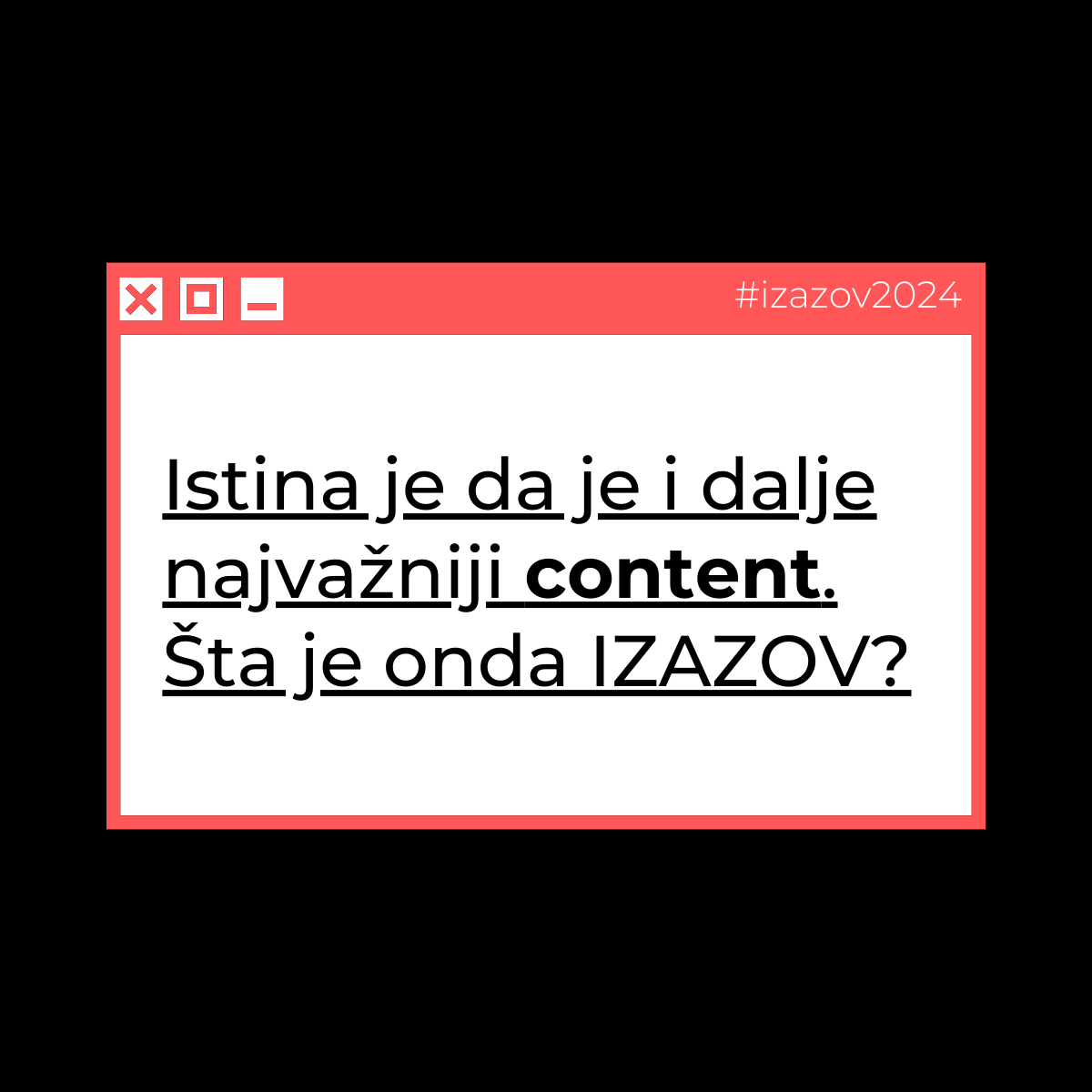 Izazov je kontekst! #izazov2024