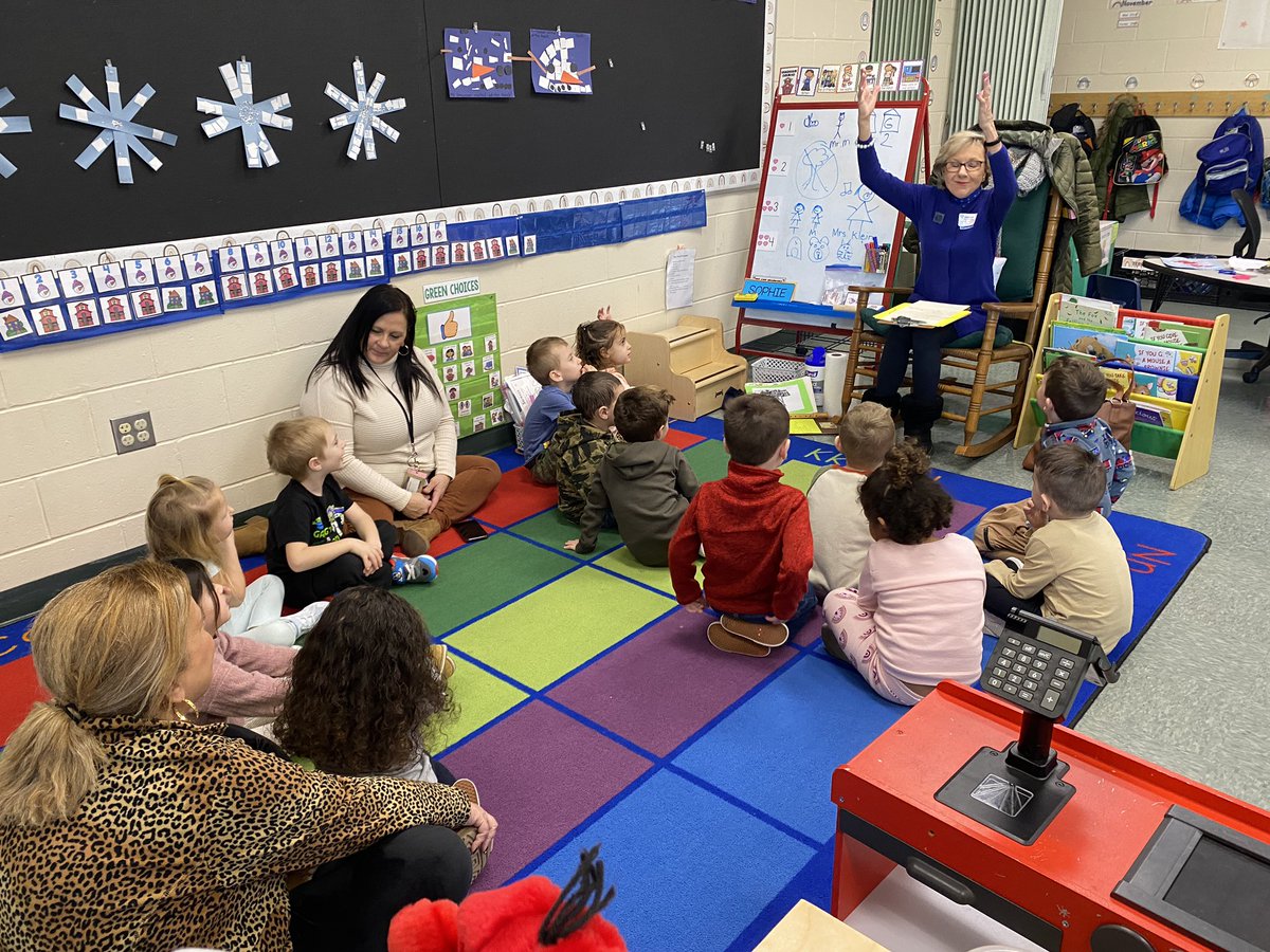 When former teachers come back for more ♥️♥️♥️ Thank you Mrs. Klein for visiting our friends in PK with <a href="/OAPreKTeach/">Mrs.Mangino</a> and giving them such a fun Music lesson! <a href="/OAPrincipal/">Susan DAlessandro</a>