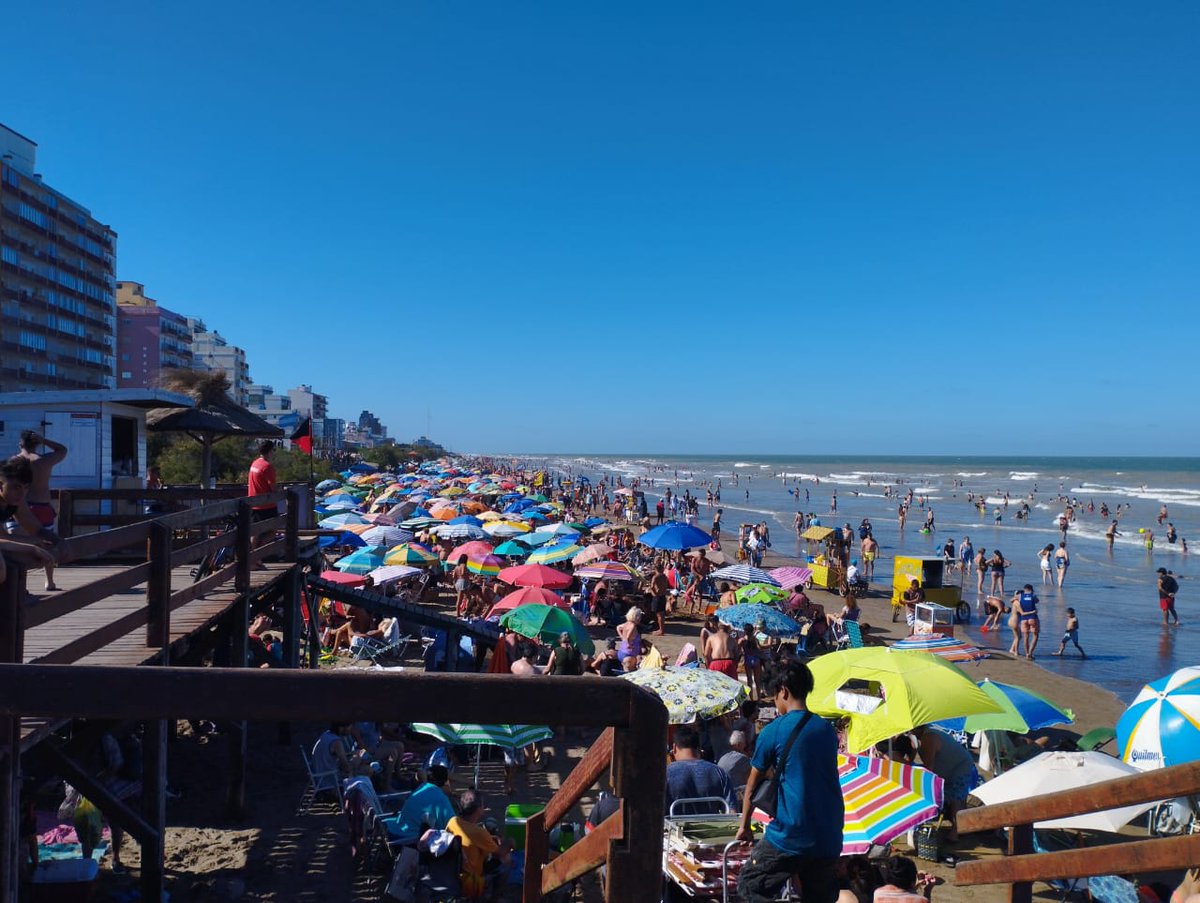 La tarde de este miércoles en Santa Teresita.
santateresita.com.ar