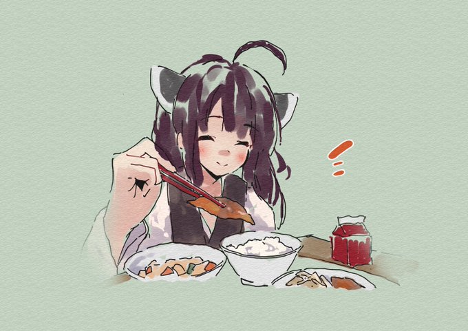 「holding chopsticks rice」 illustration images(Latest)
